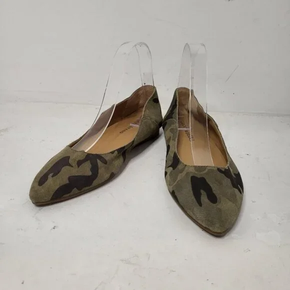 Lucky Brand Bylando Camo Print Pointed Toe Ballet Flats Size 7M - Picture 10 of 10